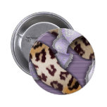 Leopards 'n Lace - purple - Buttons