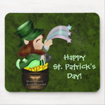 Leprechaun Gold Mousepad