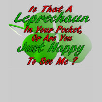 Leprechaun In Pocket t-shirts