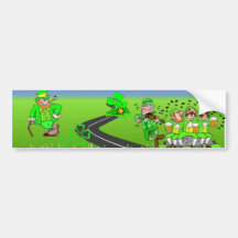 Leprechaun Land Bumper Sticker