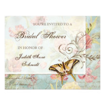 Les Fleurs Peony Rose Tulip Floral Flowers Wedding Personalized Invitations