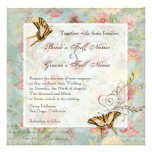 Les Fleurs Peony Rose Tulip Floral Flowers Wedding Custom Invitations
