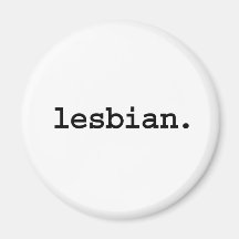 lesbian. fridge magnet