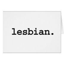 lesbian. greeting card