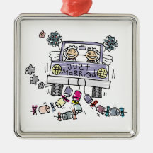 Lesbian Wedding Brides Ornaments