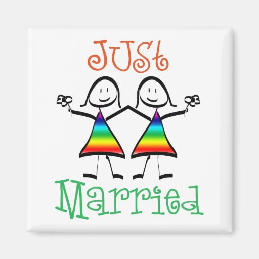 Lesbian Wedding Favours Magnets
