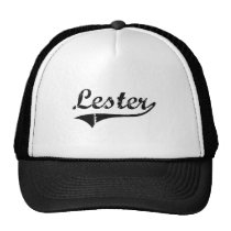 Lester Classic Style Name hats
