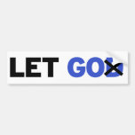 Let go bumper sticker