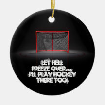 LET HELL FREEZE OVER CHRISTMAS TREE ORNAMENTS