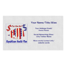 LET HIM DIE! BUSINESS CARD TEMPLATE