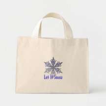 Let It Snow Canvas Bag