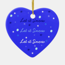 Let It Snow Ornament