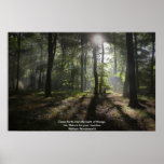 Let Nature be your teacher Poster