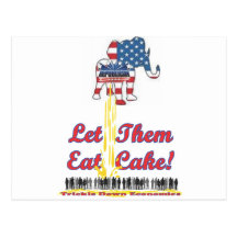 Let Them Eat Cake Post Card