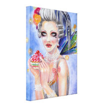 Let them eat cupcake canvas prints