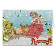 Let Them Eat Cupcakes for Christmas Greeting Card