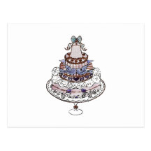 Let Us Eat Cake  ~ Postcard / Invitations