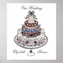 Let Us Eat Cake ! ~ Poster /Print Wedding Memories