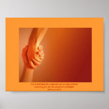 Let us hold fast  Poster