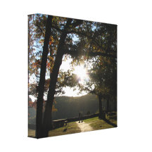 Letchworth State Park - Tea Table- Wrapped Canvas Gallery Wrap Canvas