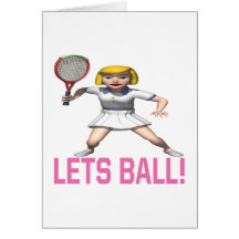 Lets Ball Greeting Card