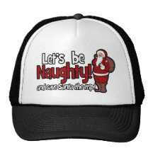 Let's be Naughty and Save Santa the Trip Mesh Hat