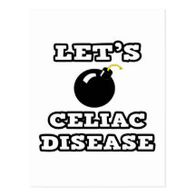 Let's Bomb Celiac Disease Postcards