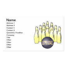 Lets Bowl Business Cards