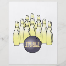 Lets Bowl Personalised Flyer