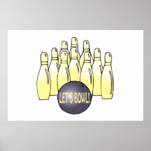 Lets Bowl Posters