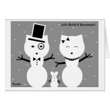Let's Build A Snowman Card