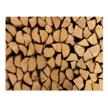 lets chop wood postcard