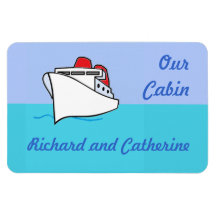 Let's Cruise Cabin Door Marker Flexible Magnets