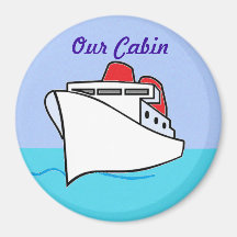 Let's Cruise Cabin Door Marker Refrigerator Magnets