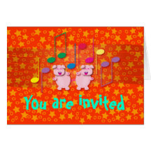Let's dance greeting card