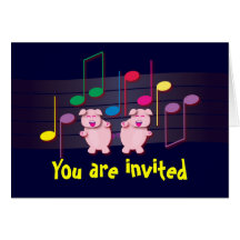 Let's dance greeting cards