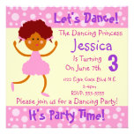 Let's Dance ~ It's Party Time~Kids Birthday Party Personalised Invites