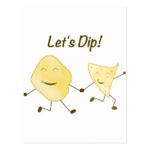 Let's Dip! Post Card