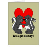 lets get stinky greeting card