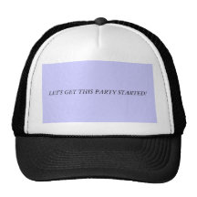 LET'S GET THIS PARTY STARTED! MESH HAT