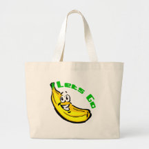 Lets Go Bananas Canvas Bag