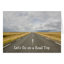 Let's go on a road trip Card