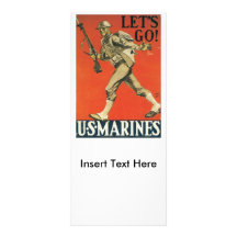 Let's Go World War II Personalized Rack Card