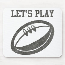 Let's Play Rugby Mousepads
