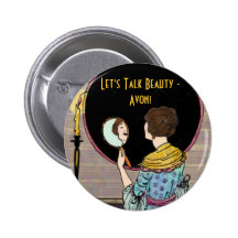Let's Talk Beauty -Avon! Buttons
