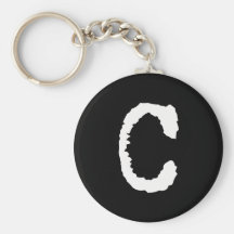 Letter C Keychain