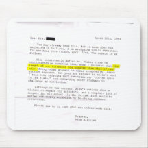 Letter from Teacher - "Accept My Teachings!" Mousemat