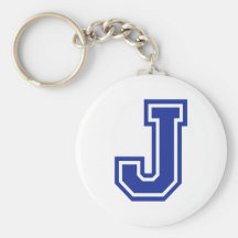 Letter J Key Chains