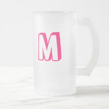 "Letter M"  "Roger Outline" Mugs