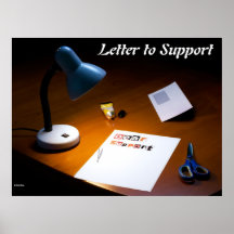 Letter to support poster